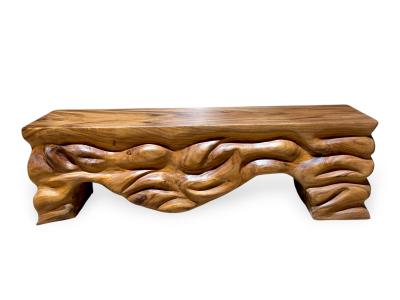 MUEBLE BAJO ARTESANAL DE MADERA LIVERPOOL