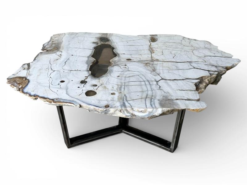 TABLE BASSE EN PIERRE BLANCHE BAUSEN