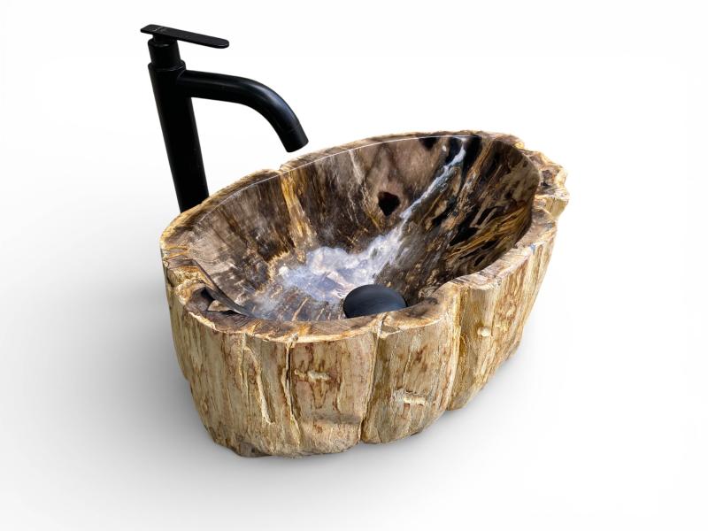 LAVABO EN TONOS TIERRA ORTIGIA