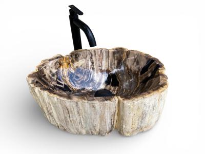 LAVABO EN TONOS TIERRA ORTIGIA