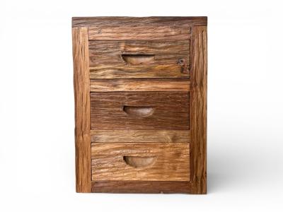 SMALL TEAK WOOD CHEST OF DRAWERS MESSINA