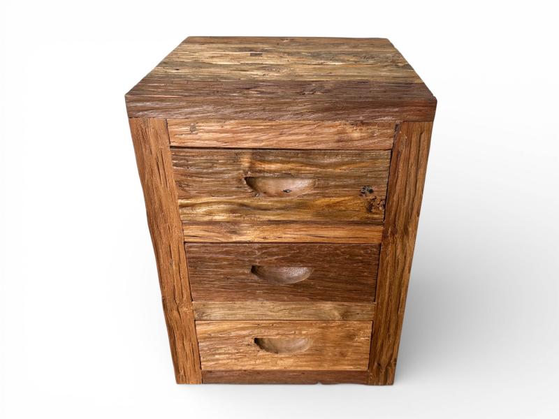 CAJONERA PEQUEÑA EN MADERA DE TECA MESSINA