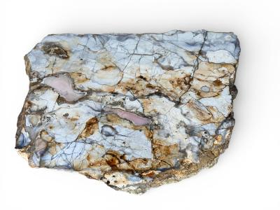 COUCHTISCH AUS FARBIGEM STEIN ANGLAIS