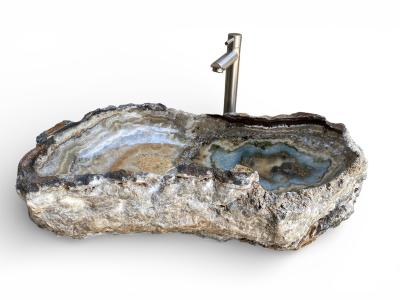 LAVABO ESCULTURAL DE PIEDRA NATURAL PANIER