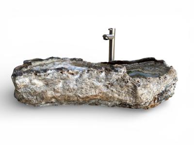 LAVABO ESCULTURAL DE PIEDRA NATURAL PANIER