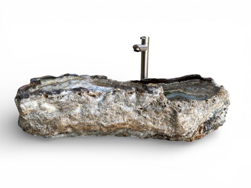LAVABO ESCULTURAL DE PIEDRA NATURAL PANIER