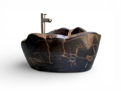 VASQUE FONCEE EN BOIS PETRIFIE GREENWICH
