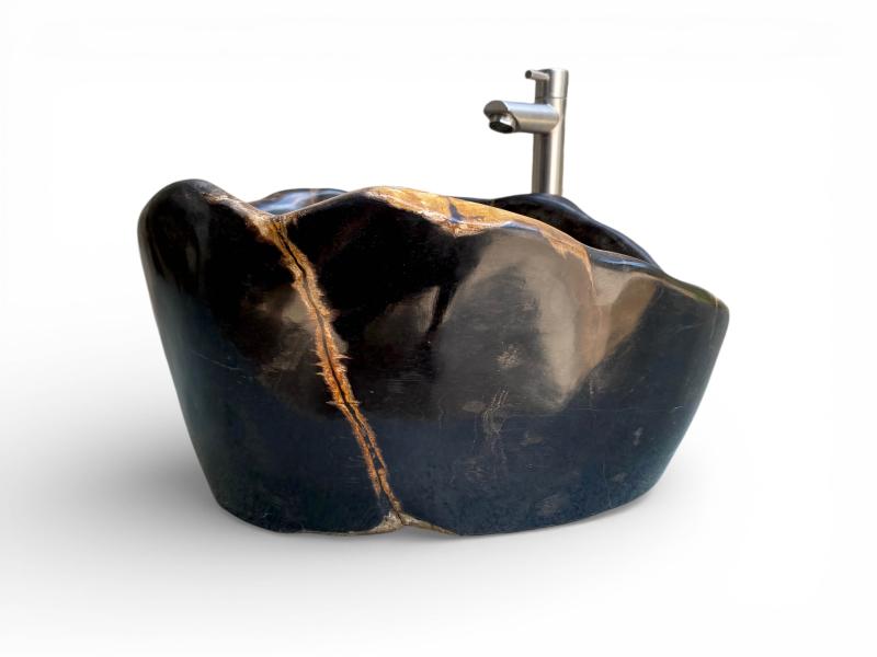 DARK SINK PETRIFIED WOOD GREENWICH