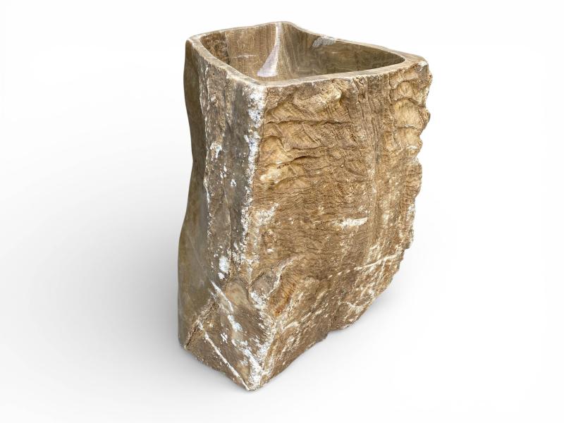 LAVABO IN BLOCCO MASSICCIO DI PIETRA NEUBAU