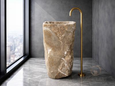 SOLID STONE BLOCK WASHBASIN NEUBAU