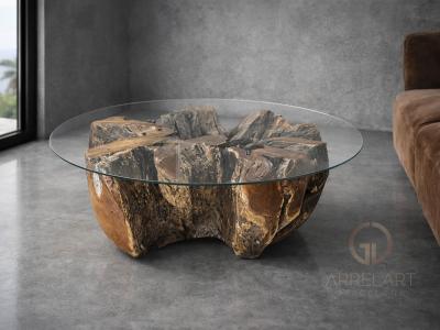 ELDER COUCHTISCH AUS TEAKHOLZ NAOUSSA