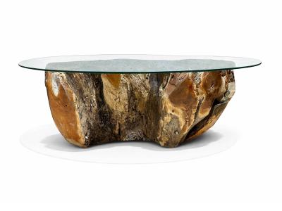 MESA DE CENTRO NOBLE DE MADERA DE TECA NAOUSSA