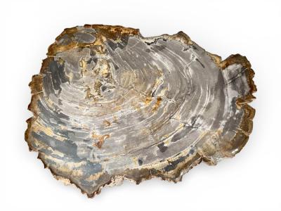 TABURETE SOLIDO DE MADERA PETRIFICADA NAXOS