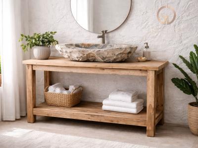 MOBILE DA BAGNO IN TEAK SALERNO