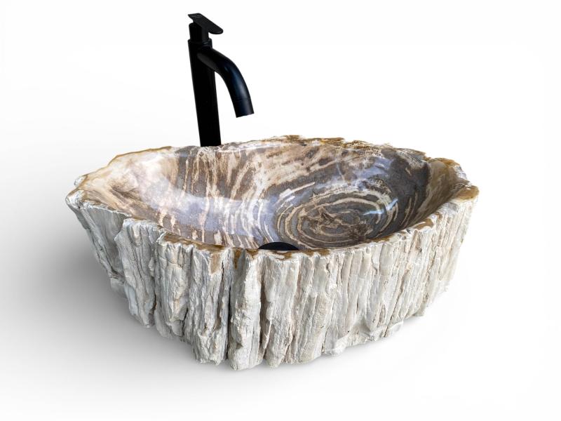 WASCHBECKEN IM WABI SABI STIL JEPARA