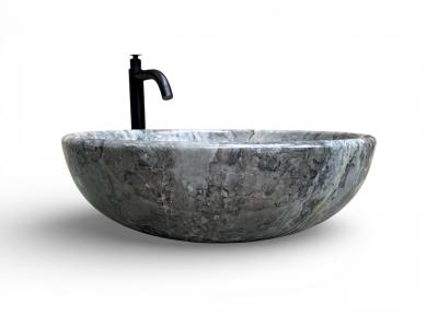 Lavabo da Appoggio In Marmo Rotondo Zurich