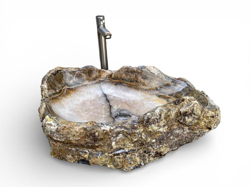 EXCLUSIVO LAVABO DE PIEDRA NATURAL GRANDE