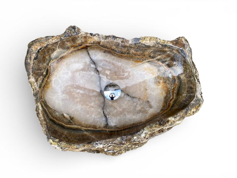 EXOTIC WASHBASIN MADE OF NATURAL STONE