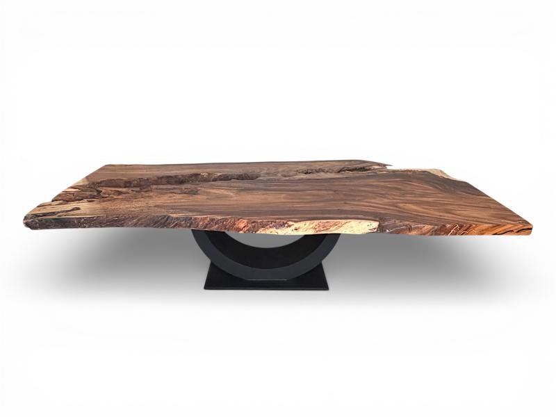 TABLE A MANGER EN BOIS FONCE MANHATTAN