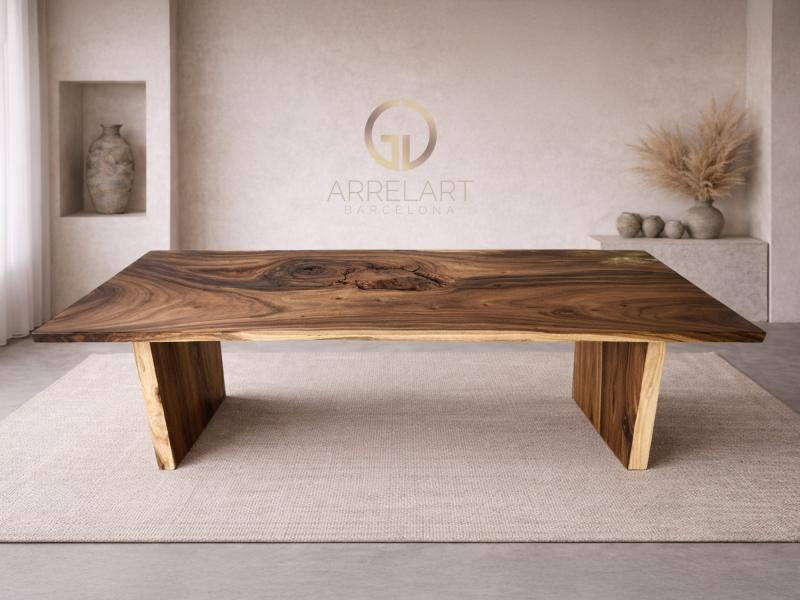 MESA VETEADA DE COMEDOR MADERA SALENTO