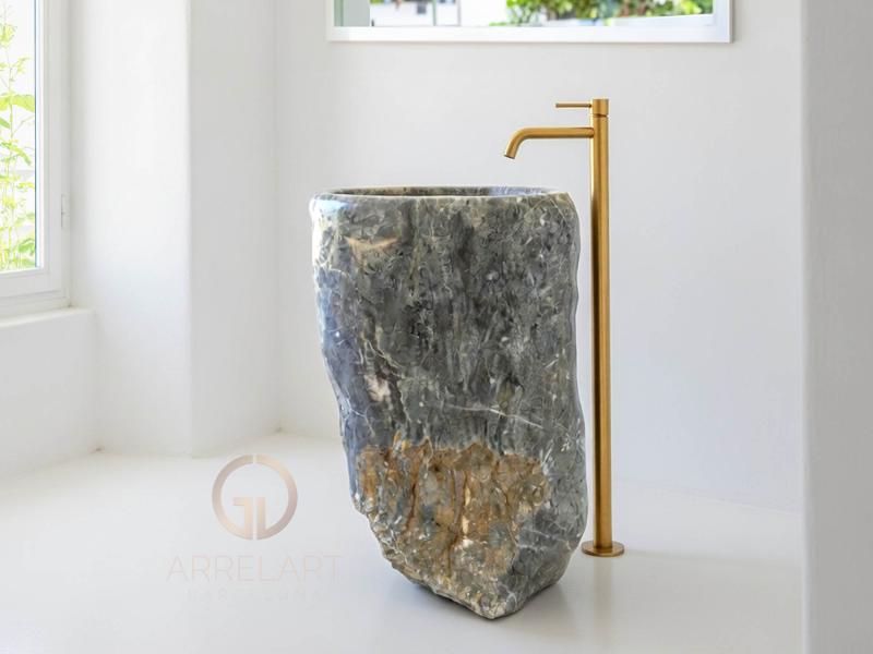 LAVABO DEMPEUS DE MARBRE BIARRITZ