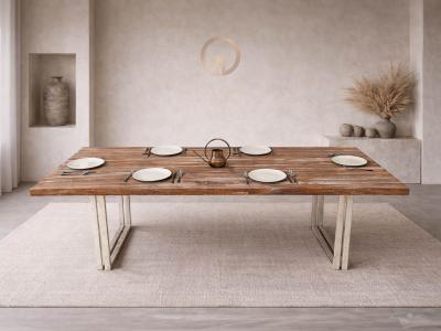 TABLE A MANGER EN TECK IRINA