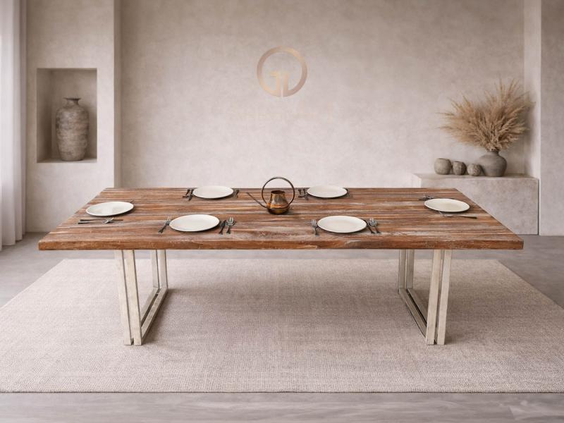 TABLE A MANGER EN TECK IRINA