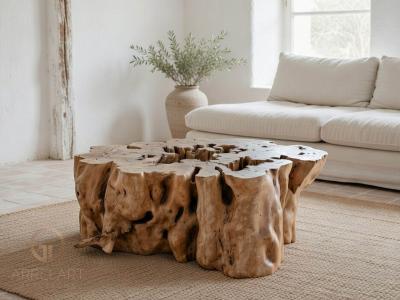 MESA DE CENTRO SOLIDA DE MADERA SORRENTRO