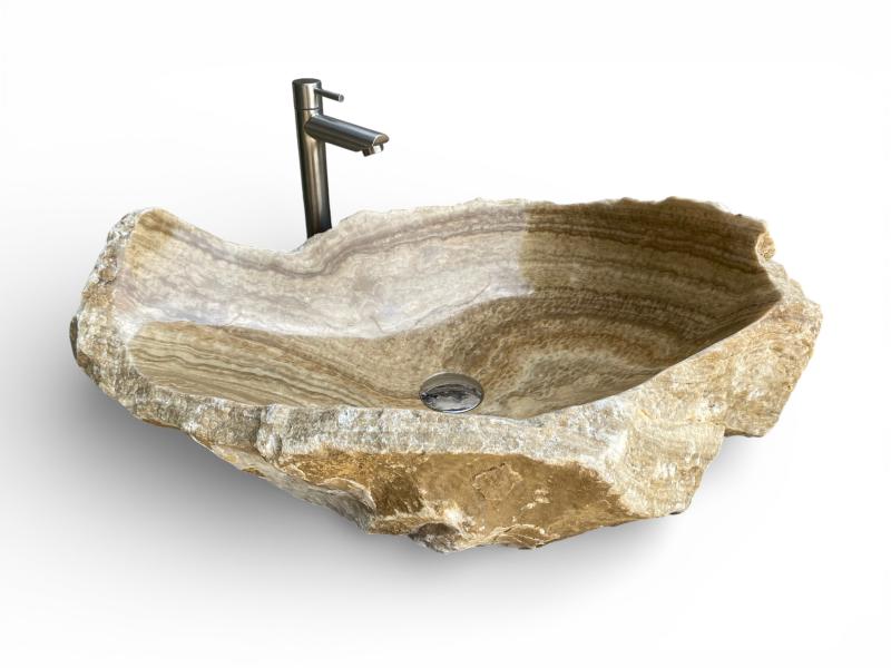 LAVABO DA APPOGGIO IN PIETRA ONICE FORMENTERA