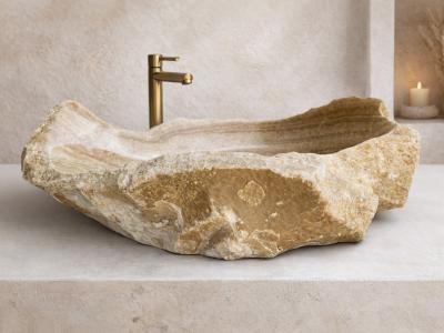 LAVABO DA APPOGGIO IN PIETRA ONICE FORMENTERA