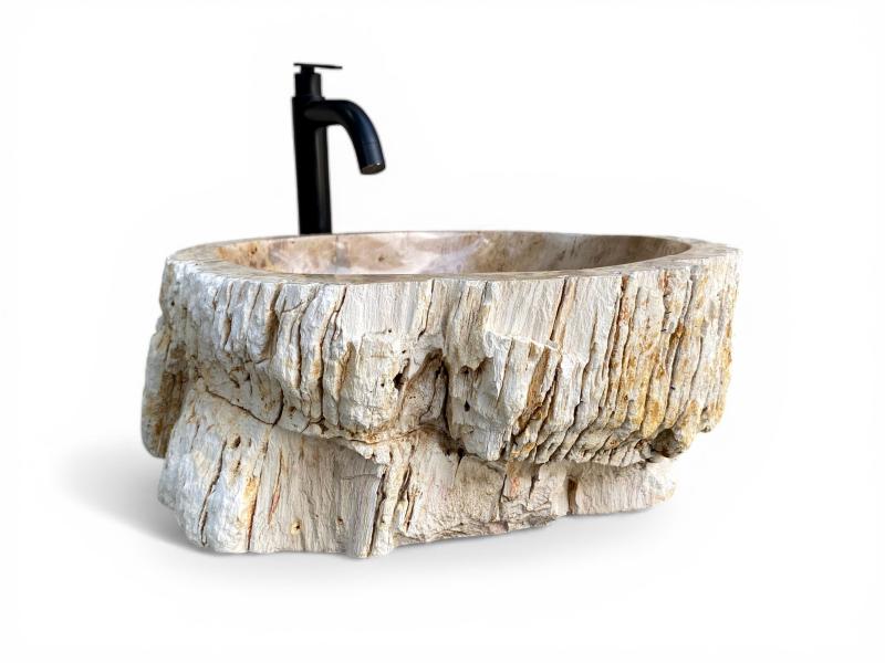 LAVABO EMBELLECIDO DE MADERA CHIADO