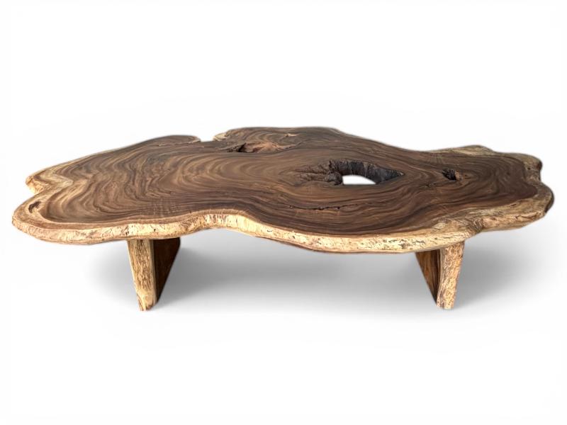 TABLE A MANGER ORGANIQUE EN BOIS NATUREL BELGRAVIA