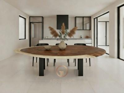 MESA COMEDOR DE LUJO MADERA VARSOVIA