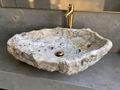 WASCHBECKEN AUS MARMOR GRIECHISCH