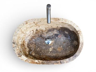 ELLIPTICAL SINK IN NATURAL STONE ULUWATU