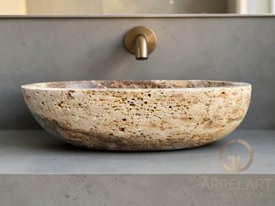 ELLIPTICAL SINK IN NATURAL STONE ULUWATU