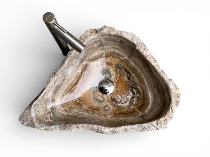 STEINERNES WASCHBECKEN AUS ONYX MIGJORN