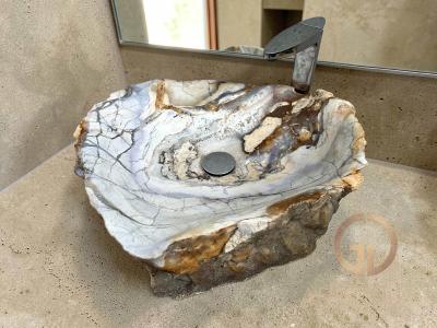 STONE WASHBASIN PANCA WARNA