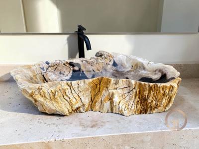 LAVANDINO IN LEGNO FOSSILE GRECIA