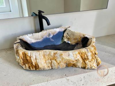 FOSSILIZED WOOD SINK LEWIS