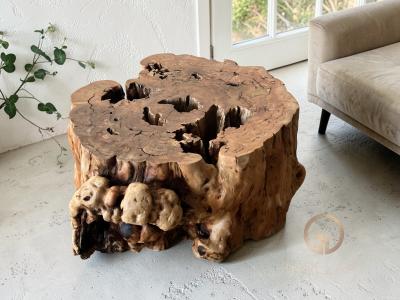 TABLE BASSE EN BOIS RUSTIQUE ELDA