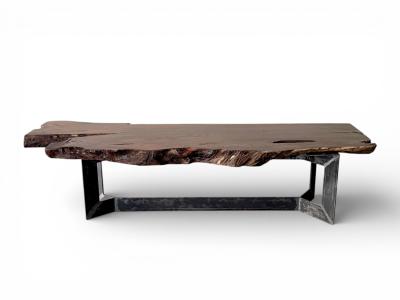 MESA DE CENTRO DE MADERA OSCURA SHOREDITCH