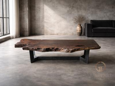 DARK WOOD COFFEE TABLE SHOREDITCH