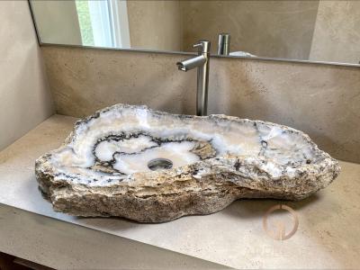 LAVABO ESCULTORIC DE PEDRA NATURAL PANIER