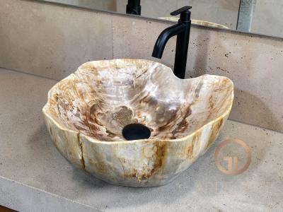 VASQUE DE BAIN EN BOIS FOSSILISE MOLDAVA