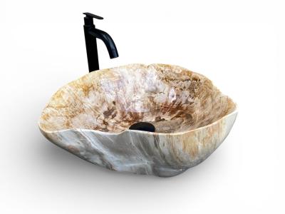 VASQUE DE BAIN EN BOIS FOSSILISE MOLDAVA