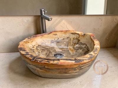 LAVANDINO IN LEGNO FOSSILE MANGATA