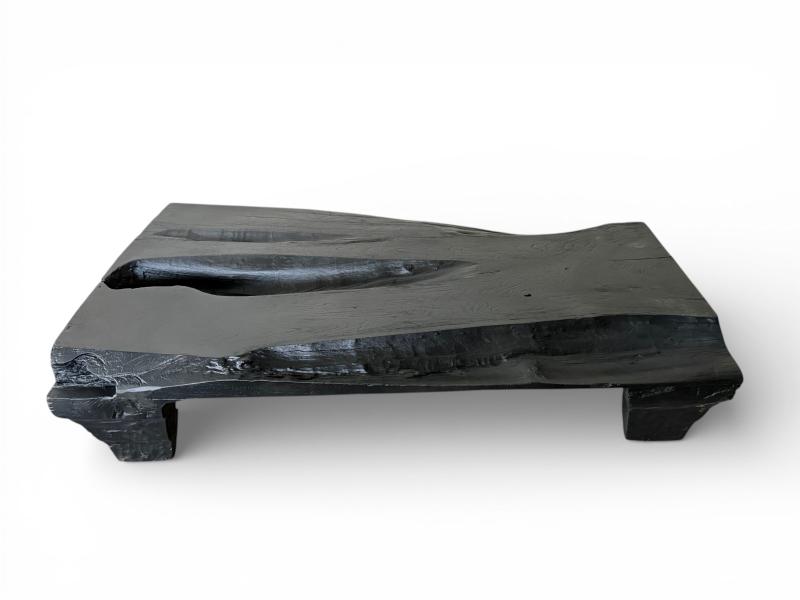 BLACK WOOD COFFEE TABLE DUOMO