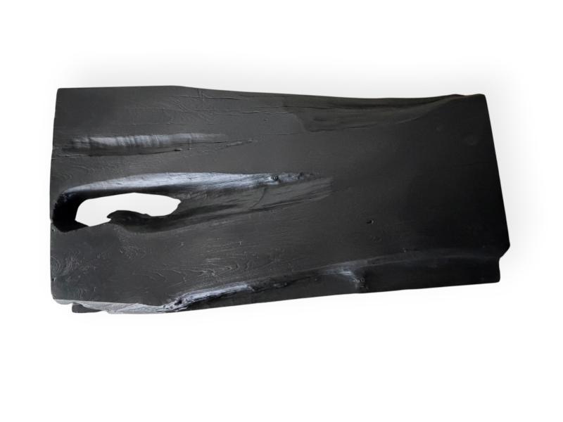 MESA DE CENTRO DE MADERA NEGRA DUOMO