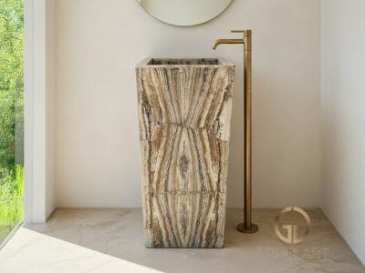 LAVABO TOTEM IN PIETRA PIEMONTE